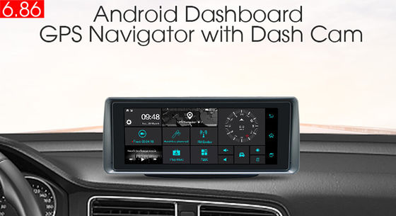 China SD 3G In Dash Navigation GPS Tracker With FM WiFi Bluetooth Rear Camera DVR supplier