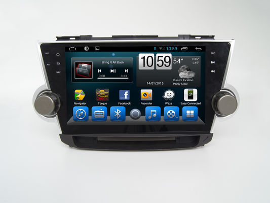 China 10.1 Inch Car Multimedia Navigation System With Double Din Touch Screen Android supplier