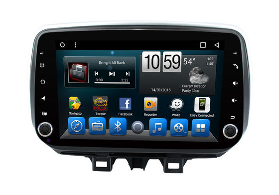 China Handfree Bluetooth HYUNDAI DVD Player 2 Din Android Head Unit Support DVR / Front Camera supplier