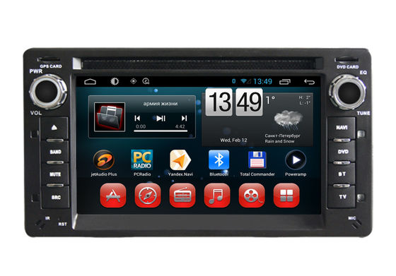 China Digital Android 4.1 DVD Navigation System with GPS SYNC BT / multi-media DVD player supplier