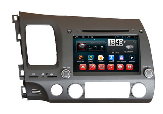 China Civic Left Side Honda Navigation System Android OS DVD Player Dual Zone BT TV iPod 3G WIFI supplier