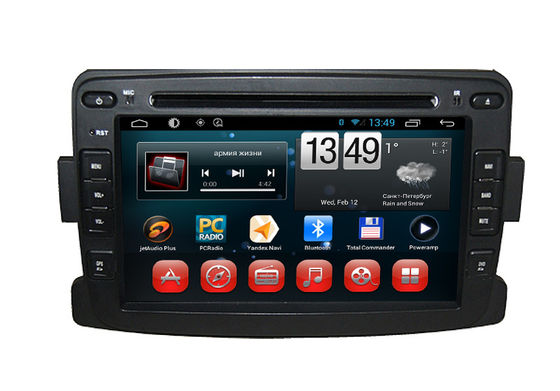 China 2 Din automobile navigation systems GPS with AM FM Radio RDS for Duster Logan Sandero supplier