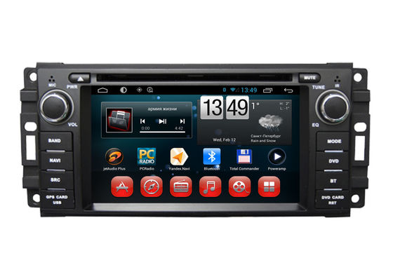 China JEEP Grand Chrokee Wrangler Compass Car GPS Navigation System Android OS DVD supplier