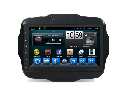 China 4G SIM DSP Car GPS Navigation System 9 Inch Jeep Renegade Android Bluetooth Support supplier