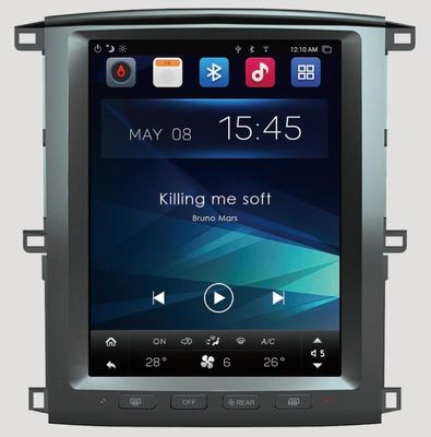 China Android GPS Navaigation Infotainment System TOYOTA Land Cruiser 100 12.1 Inch supplier