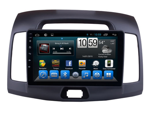 China WIFI Bluetooth Radio Android Car Media Player 9 Inch Hyundai Elantra 2007-2011 supplier