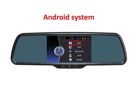 China 5 inch Rear view mirror monitor with DVR and GPS Navigation with Android os system supplier