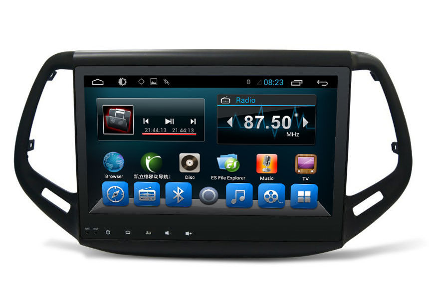 Android 6.0 Radio Tv Wifi Central Multimedia Gps Jeep Compass Longitude ...