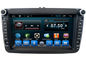 Black Volkswagen Deckless 8 Inch Car GPS Navigation Android AST - 8087 supplier