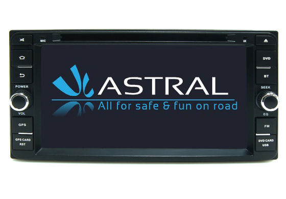 Black 2 Din Car Dvd Player GPS Navigation System For Toyota Universal supplier