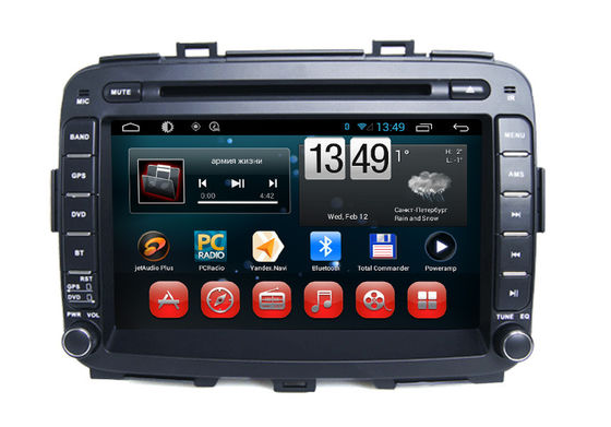 Carens Android Car Stereo KIA Navigation System Capacitive Quad Core supplier