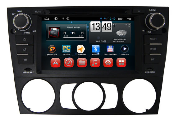 Central Multimedia Double Din Car Dvd Players BMW 3 Manual With GPS Bluetooth supplier