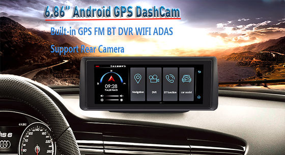 Android 5.0 In Dash Navigation System 6.86 Inches1280 × RGB × 480 Screen Resolution supplier