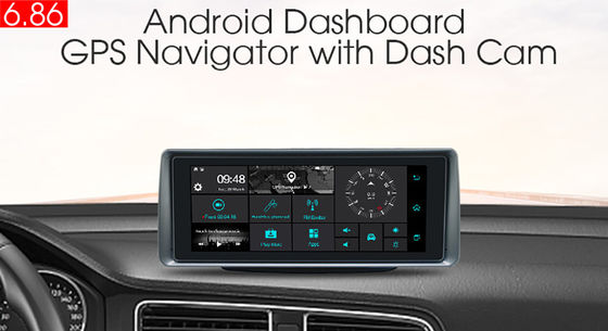 SD 3G In Dash Navigation GPS Tracker With FM WiFi Bluetooth Rear Camera DVR supplier