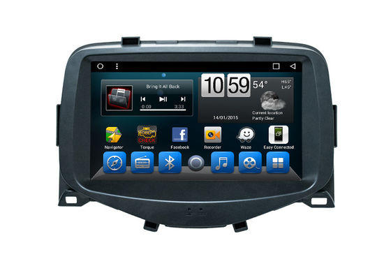 Multimedia Car Navigation System , Android 8.1 Radio Head Unit For Toyota Aygo supplier