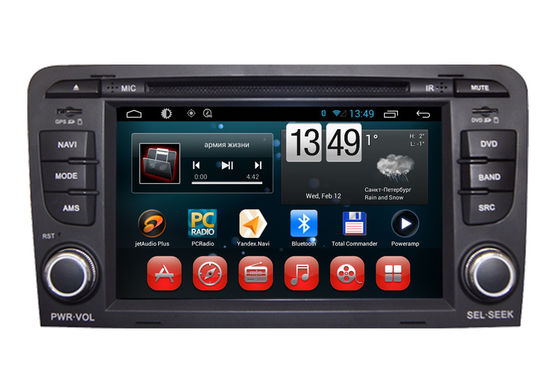 AUDI A3 GPS Navigation System Android DVD Player Dual Core A9 Chipset RDS BT supplier