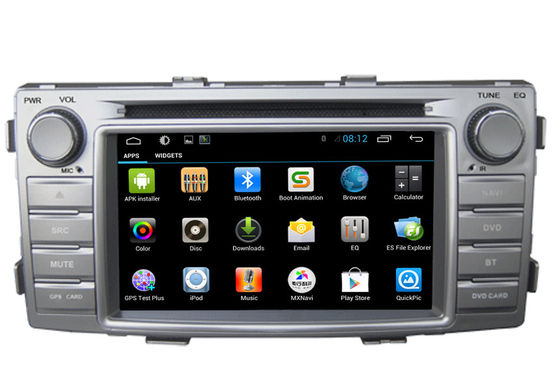 Toyota Hilux GPS Navigation Android DVD Player 3G Wifi SWC BT RDS TV supplier