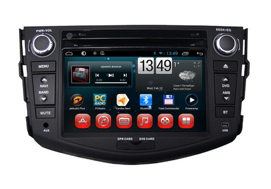 Toyota RAV4 GPS Navigation Android Car DVD Player Steering Wheel Control BT TV Radio supplier