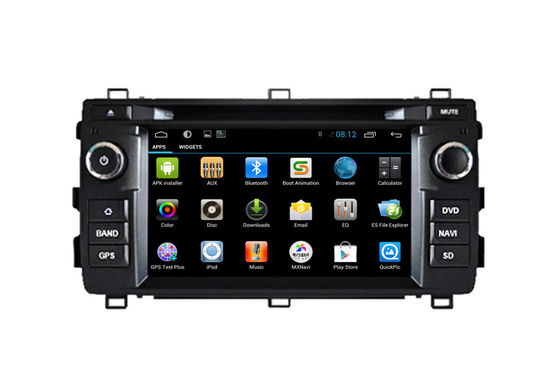 Android DVD Player Toyota Auris GPS Navigation Rearview Camera Input SWC TV supplier