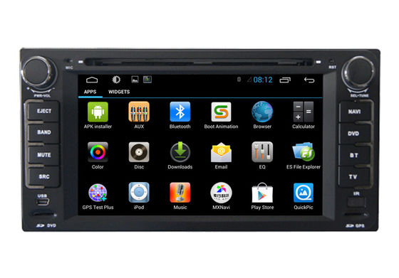 Android System Toyota GPS Navigation SWC BT Radio In dash TV DVD Player for Cars supplier