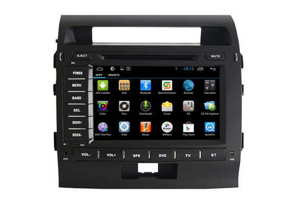 In dash Toyota Land Cruiser GPS Navigation 3G WIFI vehicle navigation system DDR3 1GB supplier