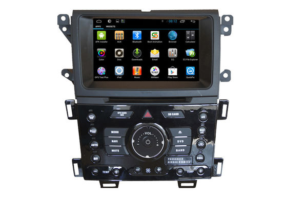 Wifi SWC RDS Car GPS Ford 2014 Edge Navigation 1024 x 600 Rearview Camera Android DVD Player supplier