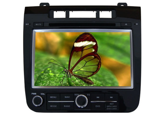 Auto Bluetooth DVD Player Touareg Navigation System with RDS / AM / FM / Rear view camera supplier