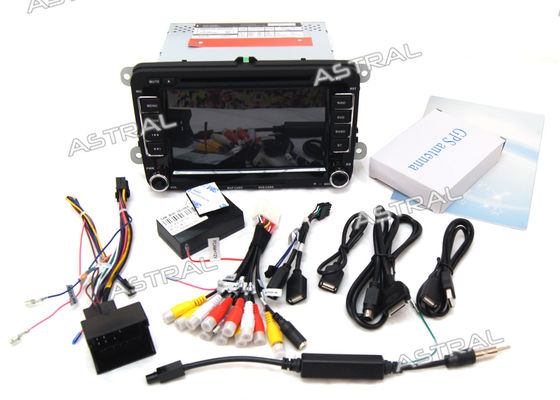 Dual Core Volkswagen GPS Navigation System 1080P HD Video display supplier