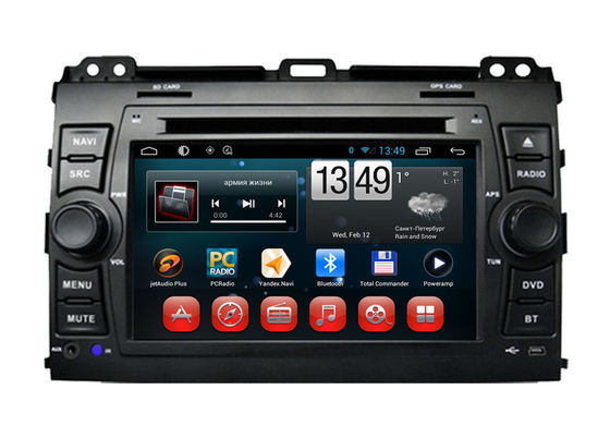 Toyota GPS Navigation Prado 120 Wifi 3G Bluetooth TV SWC Capacitive Touch Screen supplier