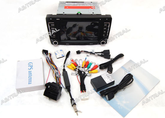 Dual Core Touch Screen Car GPS Navigation System With 3G Wifi iPod TV BT For Skoda Octavia supplier