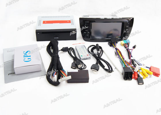 Car Central Multmedia FIAT Navigation System Bluetooth TV Touch Screen iPod supplier