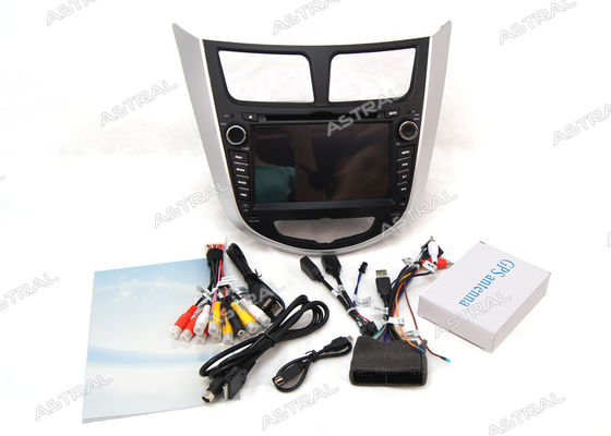 Dual Zone HYUNDAI DVD Player Verna Accent Solaris Navigation GPS Media TV BT Touch Screen supplier