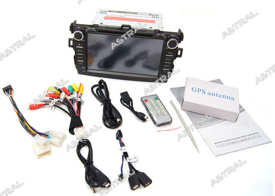 Dual Portable Corolla TOYOTA GPS Navigation MP3 MP4 iPod 3G Radio DVD Player RDS supplier