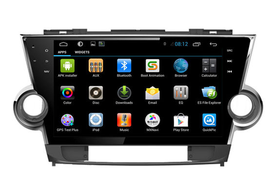 Highlander 2012 Car Audio Player Toyota Navigation System with 10.1 Inch Monitor supplier